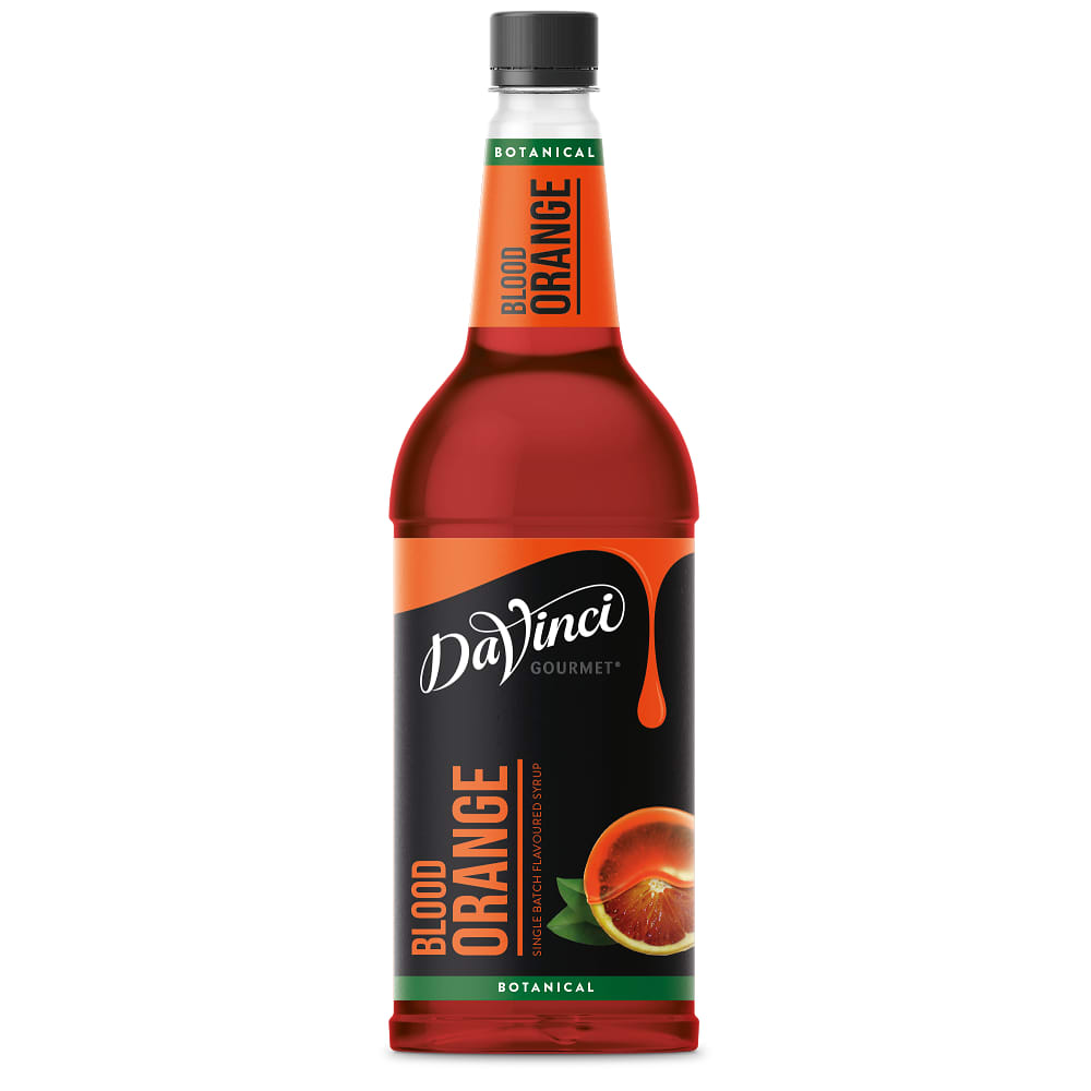 Botanical Blood Orange Syrup bottle by DaVinci Gourmet
