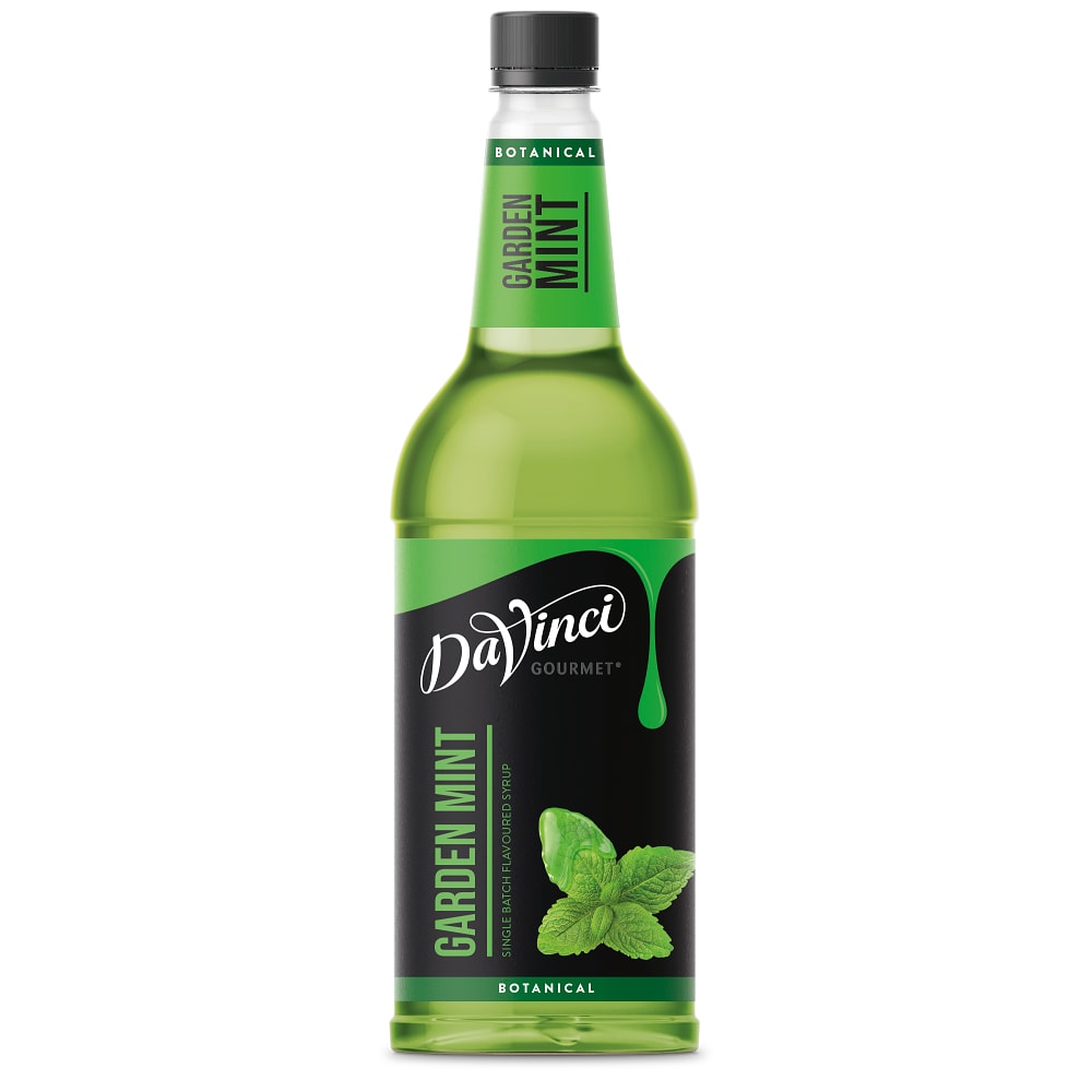 Botanical Garden Mint Syrup bottle by DaVinci Gourmet