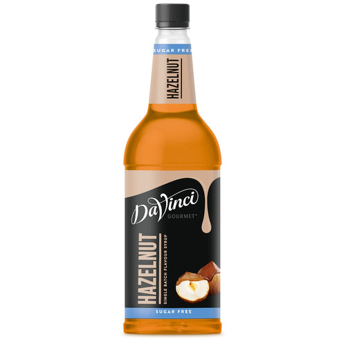Sugar Free Hazelnut Syrup bottle by DaVinci Gourmet 